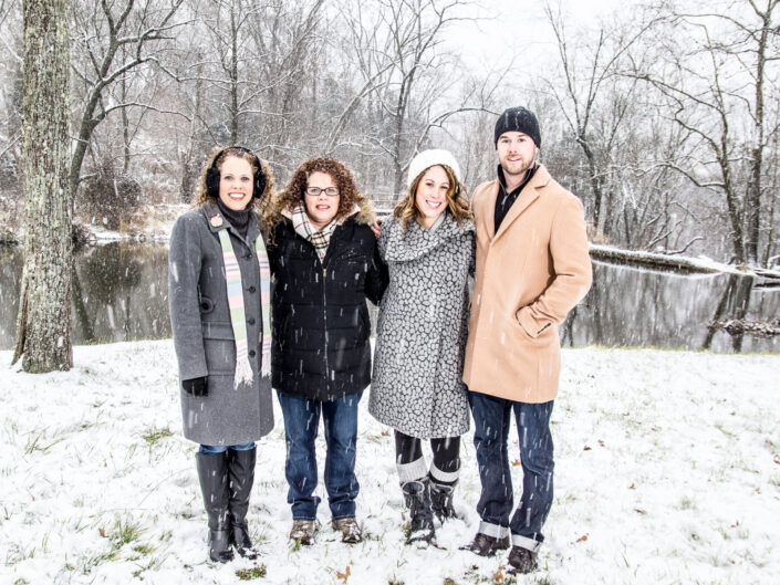 Danielle Tribble & Family Snow Portraits